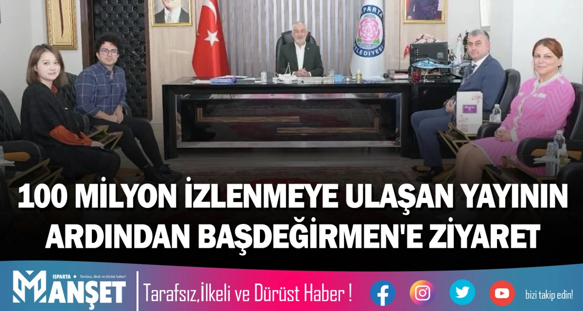 100 MİLYON İZLENMEYE ULAŞAN YAYININ ARDINDAN BAŞDEĞİRMEN'E ZİYARET