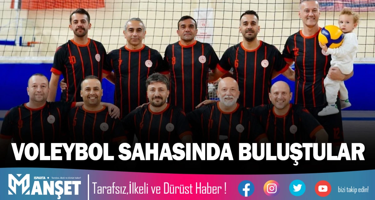 12 KAMU TAKIMI VOLEYBOL SAHASINDA BULUŞTU