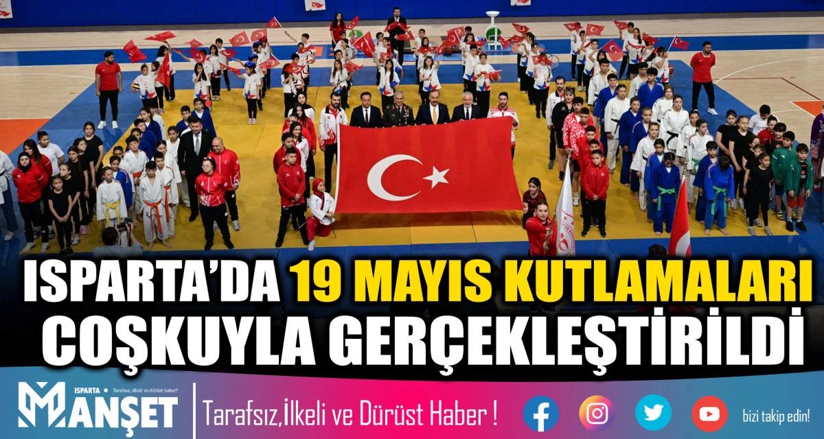 19 Mayıs Kutlamaları Coşkuyla Ger&ccedil;ekleştirildi
