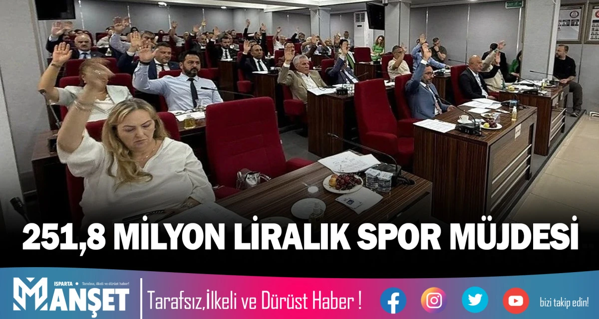 251,8 MİLYON LİRALIK SPOR M&Uuml;JDESİ