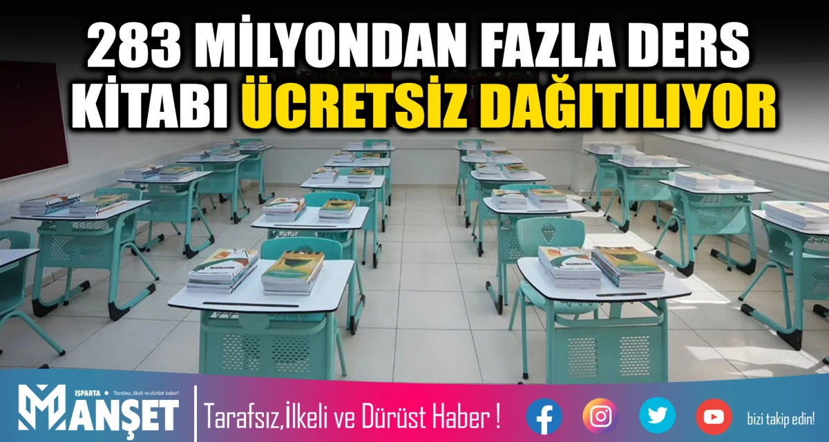 283 MİLYONDAN FAZLA DERS KİTABI &Uuml;CRETSİZ DAĞITILIYOR