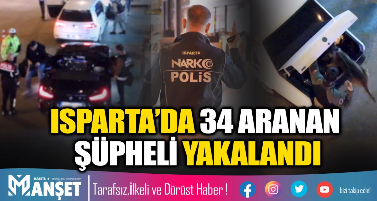34 ş&uuml;pheli yakalanarak g&ouml;zaltına alındı