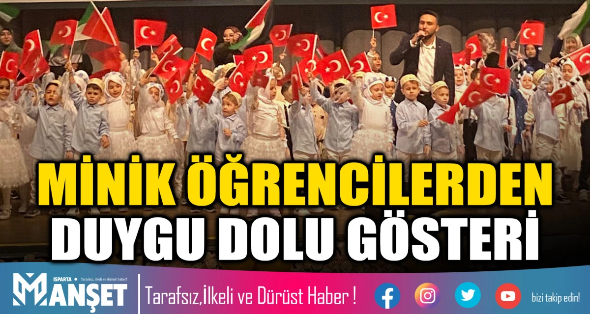 4-6 YAŞ KUR'AN KURSU &Ouml;ĞRENCİLERİNDEN DUYGU DOLU G&Ouml;STERİ