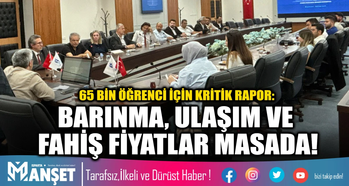 65 BİN &Ouml;ĞRENCİ İ&Ccedil;İN KRİTİK RAPOR: BARINMA, ULAŞIM VE FAHİŞ FİYATLAR MASADA!