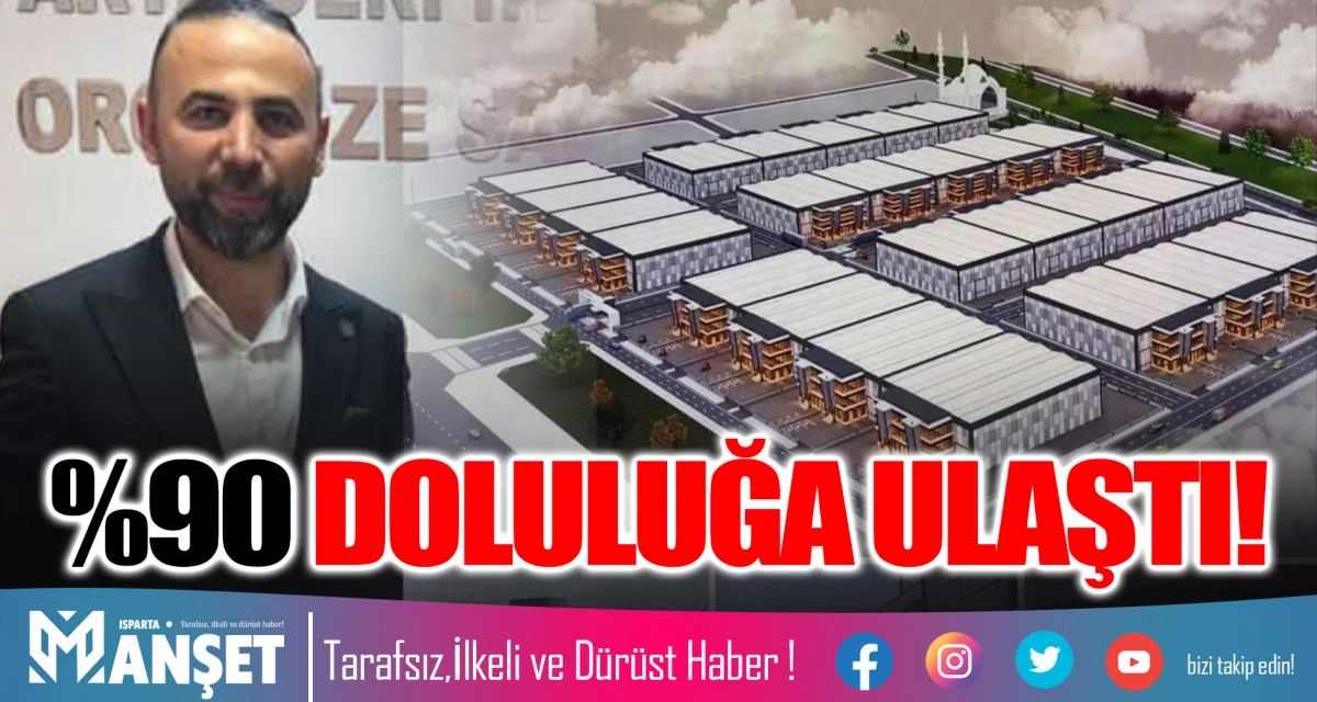 %90 DOLULUĞA ULAŞTI!