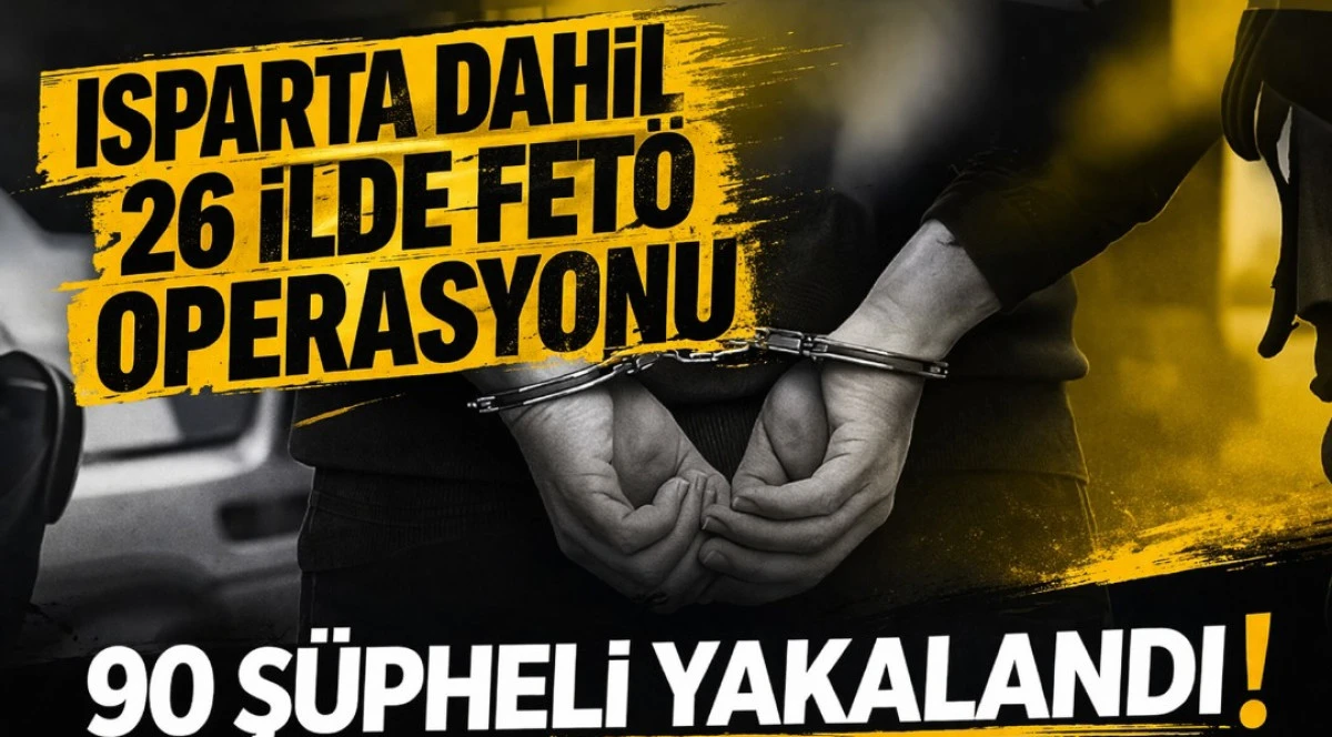 90 Ş&Uuml;PHELİ YAKALANDI