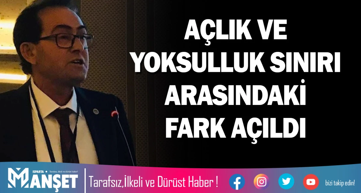 A&Ccedil;LIK VE YOKSULLUK SINIRI ARASINDAKİ FARK A&Ccedil;ILDI