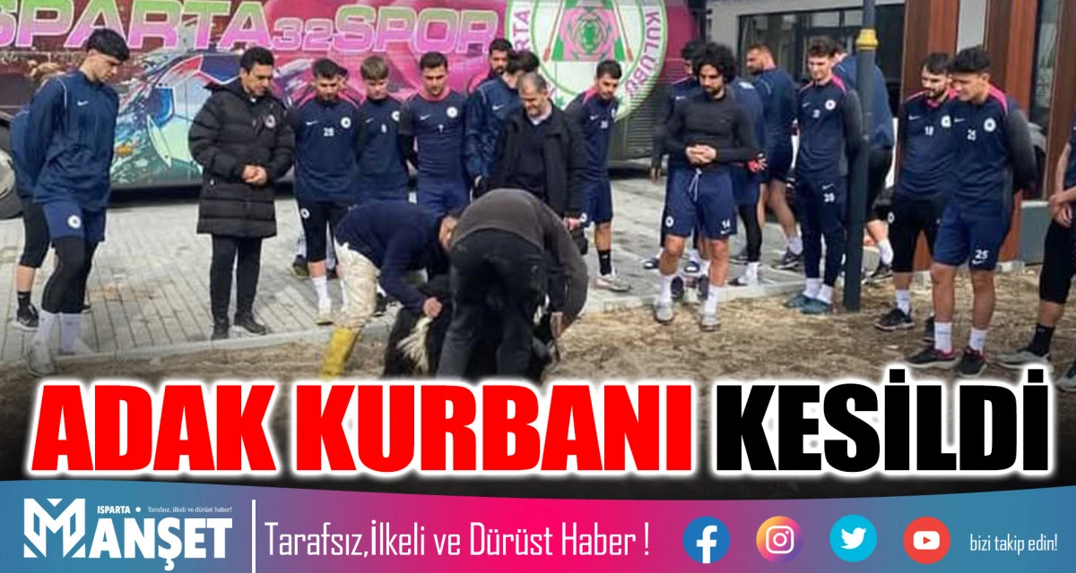 ADAK KURBANI KESİLDİ