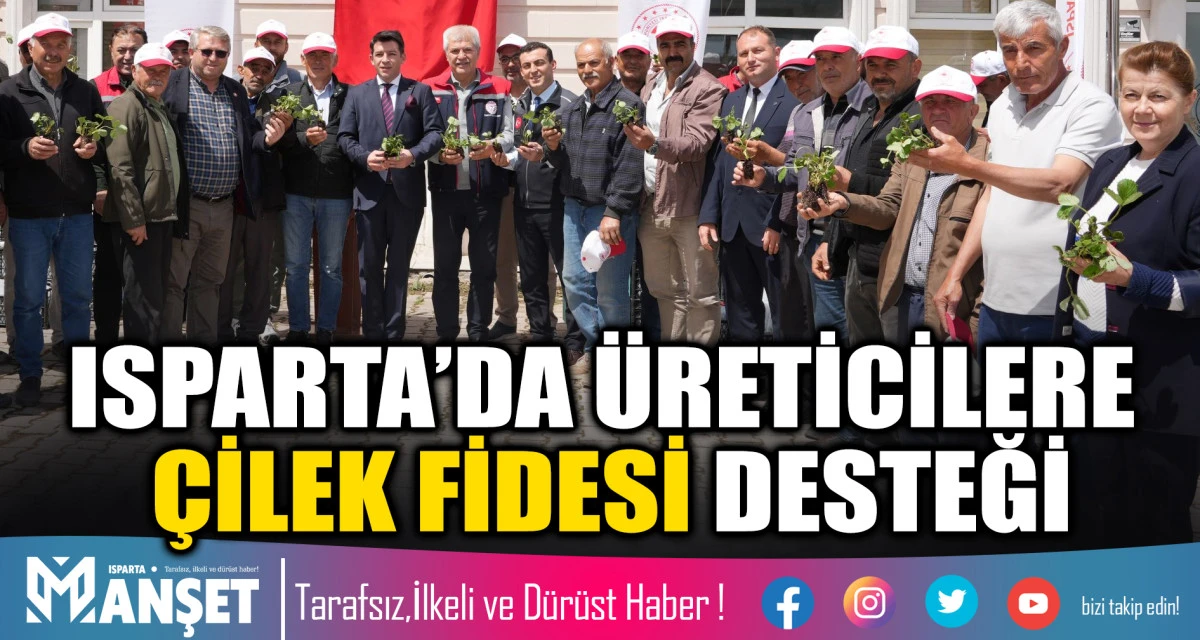 Aksu&rsquo;da &Ccedil;ilek Fidesi Dağıtım Programı D&uuml;zenlendi