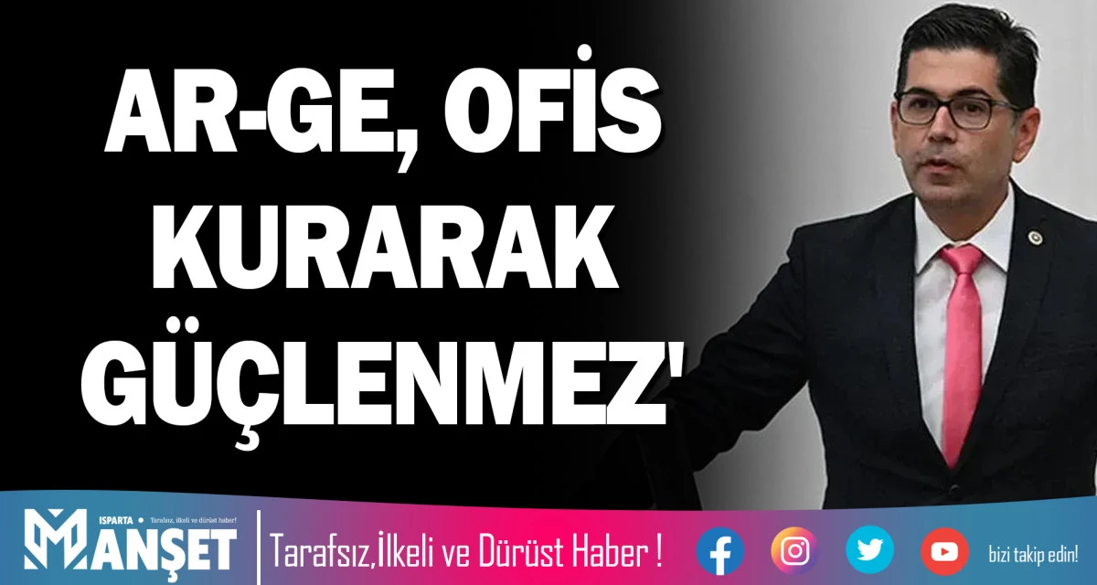 AR-GE OFİS KURARAK G&Uuml;&Ccedil;LENMEZ' HALICI'DAN İKTİDARA B&Uuml;T&Ccedil;E ELEŞTİRİSİ