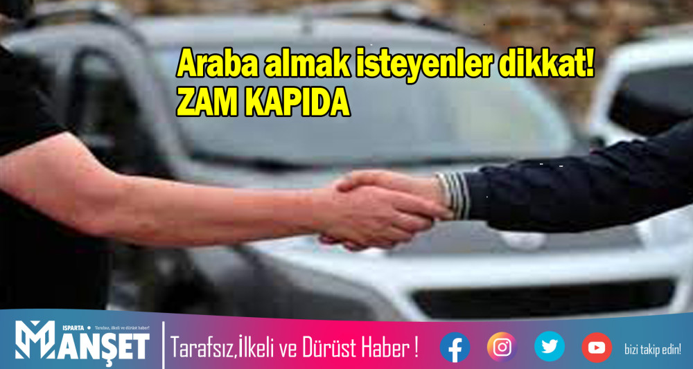 ARABA ALMAK İSTEYENLER DİKKAT!