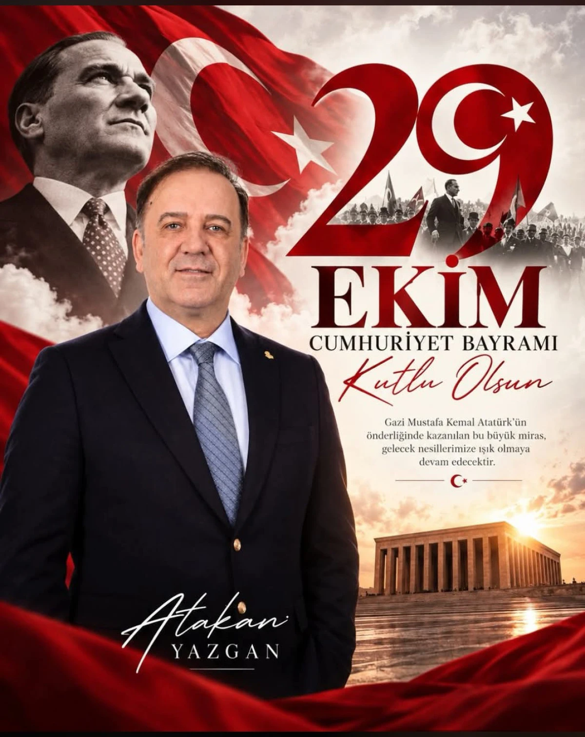 ATAKAN YAZGAN KUTLAMA İLANİ