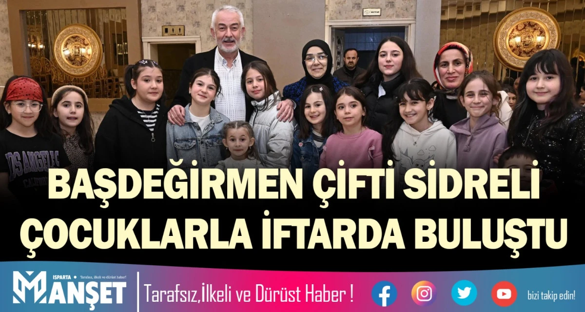 BAŞDEĞİRMEN &Ccedil;İFTİ SİDRELİ &Ccedil;OCUKLARLA İFTARDA BULUŞTU