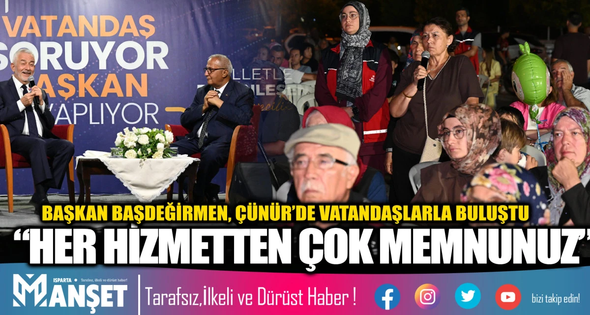 BAŞKAN BAŞDEĞİRMEN, &Ccedil;&Uuml;N&Uuml;R&rsquo;DE VATANDAŞLARLA BULUŞTU &ldquo;HER HİZMETTEN &Ccedil;OK MEMNUNUZ&rdquo;