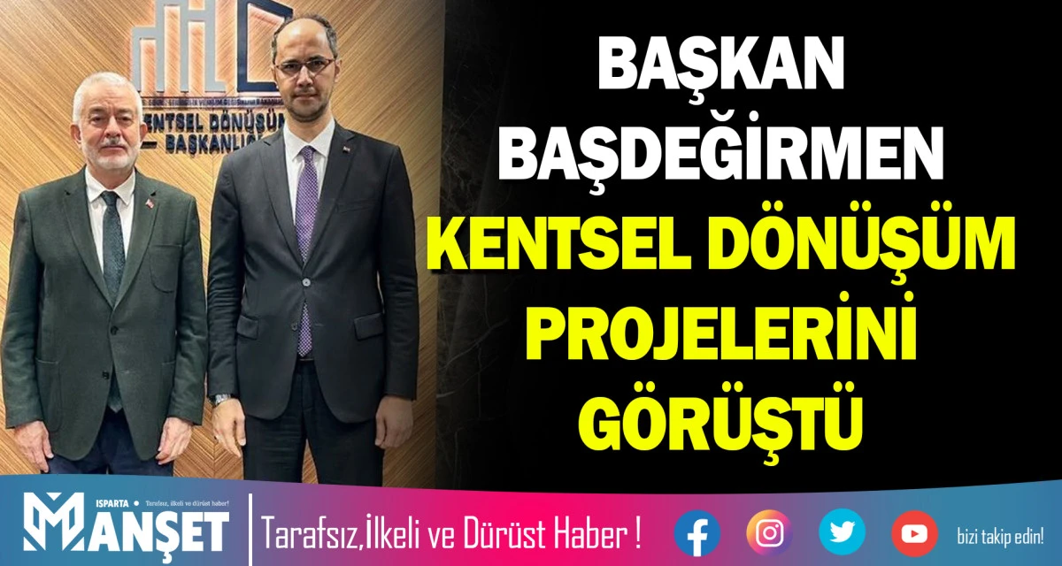 BAŞKAN BAŞDEĞİRMEN KENTSEL D&Ouml;N&Uuml;Ş&Uuml;M PROJELERİNİ G&Ouml;R&Uuml;ŞT&Uuml;
