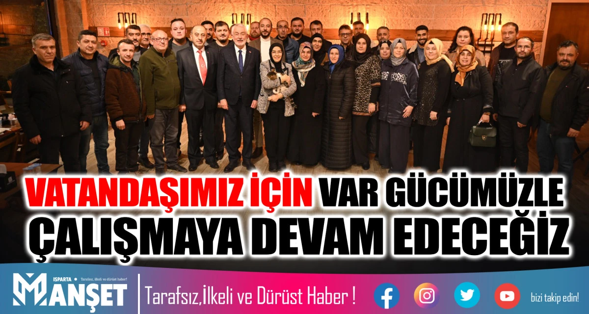 BAŞKAN BAŞDEĞİRMEN: VATANDAŞIMIZ İ&Ccedil;İN VAR G&Uuml;C&Uuml;M&Uuml;ZLE &Ccedil;ALIŞMAYA DEVAM EDECEĞİZ