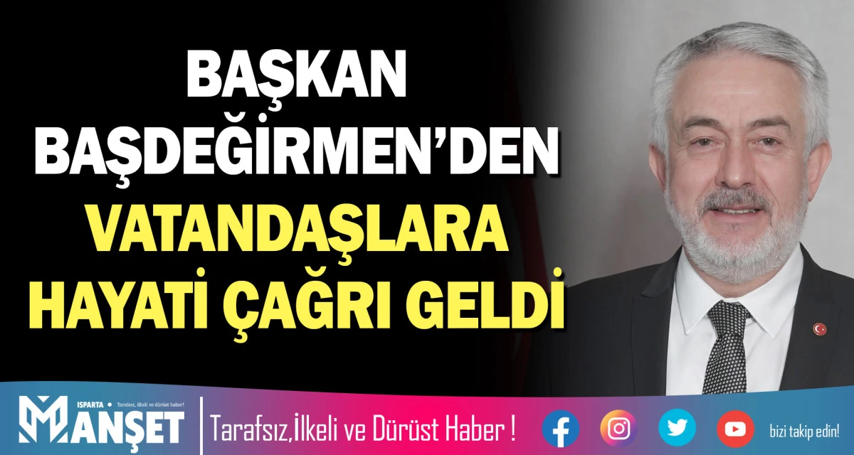 BAŞKAN BAŞDEĞİRMEN&rsquo;DEN VATANDAŞLARA HAYATİ &Ccedil;AĞRI GELDİ