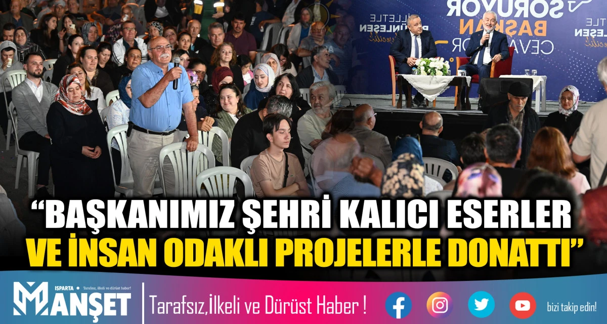 &ldquo;BAŞKANIMIZ ŞEHRİ KALICI ESERLER VE İNSAN ODAKLI PROJELERLE DONATTI&rdquo;