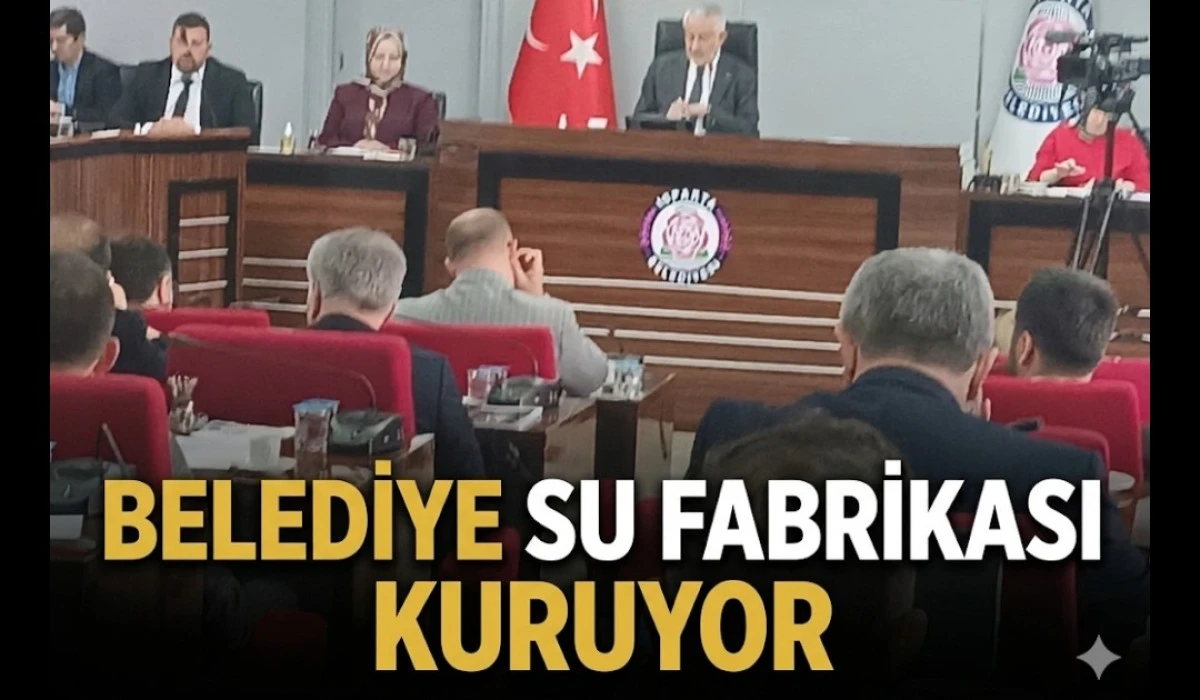 BELEDİYE SU FABRİKASI KURUYOR