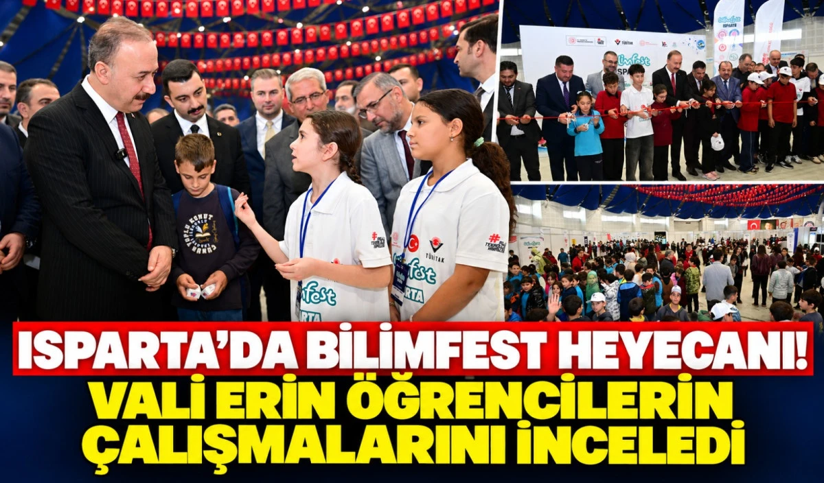 BİLİMFEST FUARI A&Ccedil;ILDI