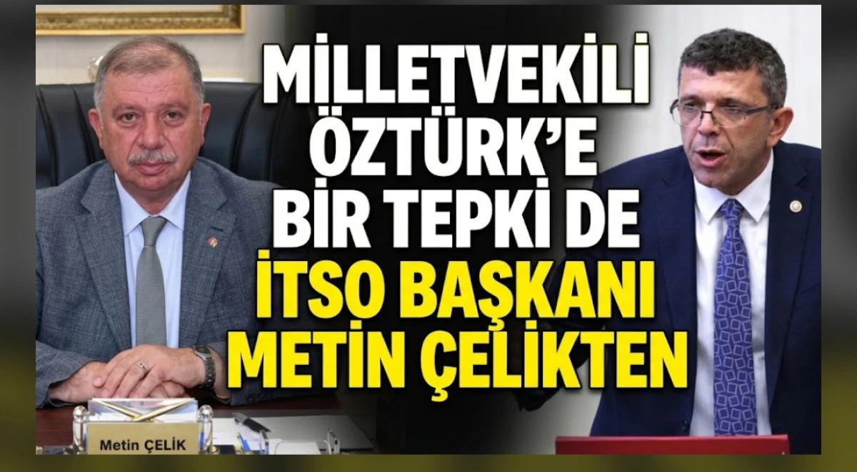 BİR TEPKİDE &Ccedil;ELİK'TEN