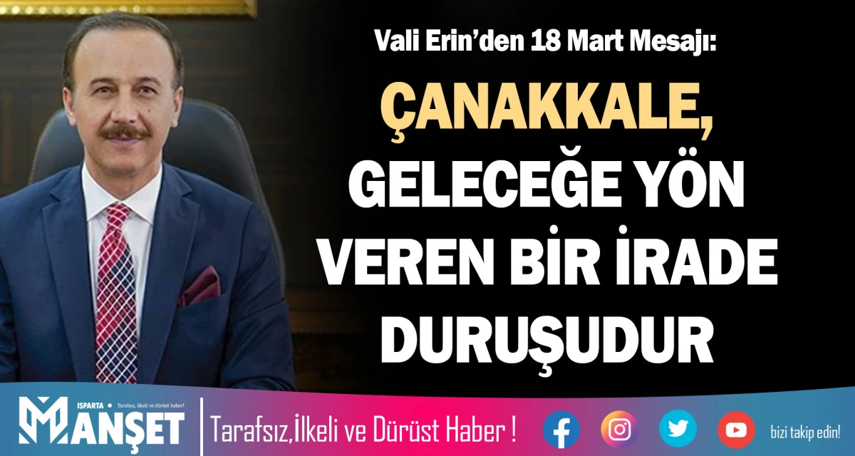 &Ccedil;ANAKKALE, GELECEĞE Y&Ouml;N VEREN BİR İRADE DURUŞUDUR