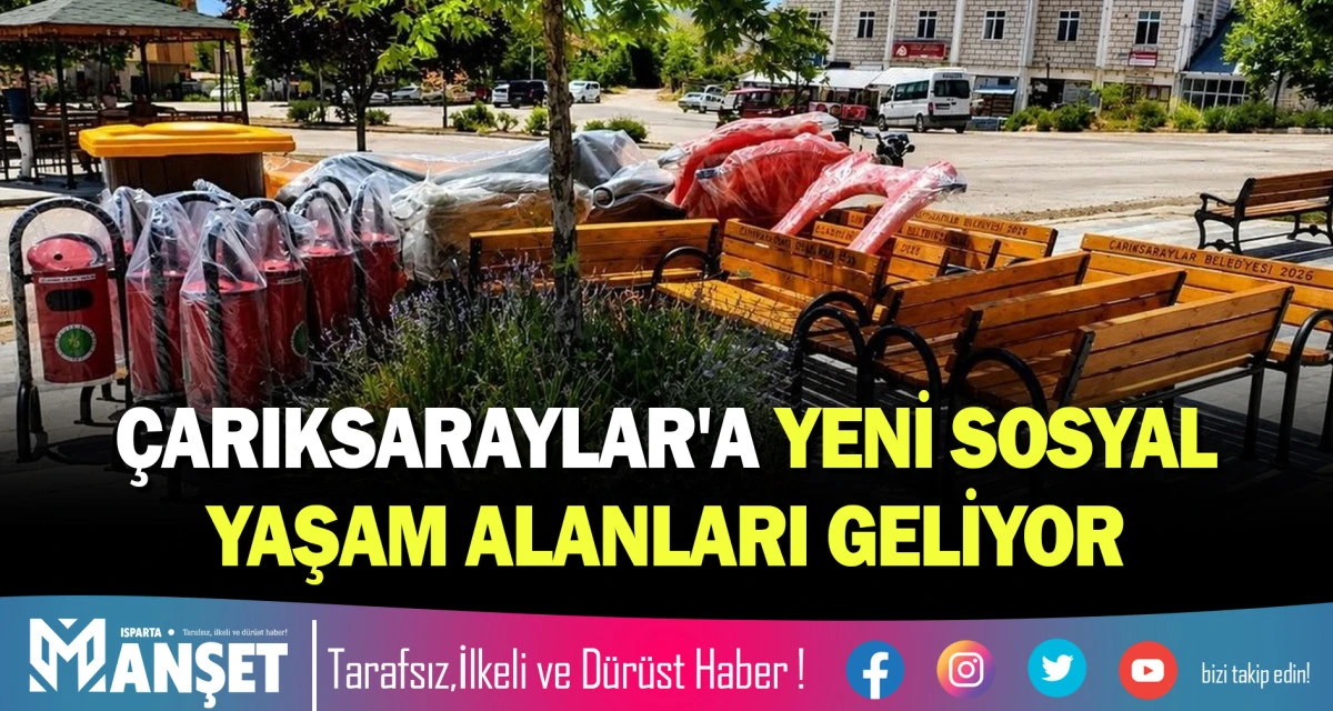&Ccedil;ARIKSARAYLAR'A YENİ SOSYAL YAŞAM ALANLARI GELİYOR