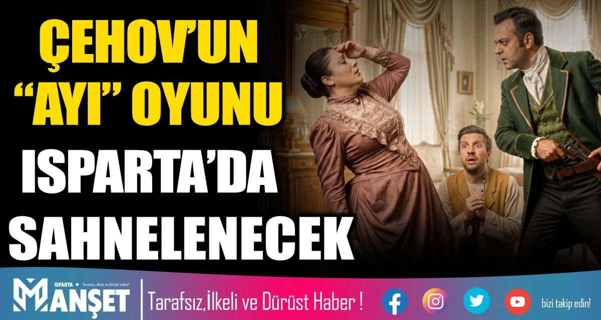 &Ccedil;EHOV&rsquo;UN &Ouml;L&Uuml;MS&Uuml;Z ESERİ 'AYI' TİYATROSEVERLERLE BULUŞUYOR!