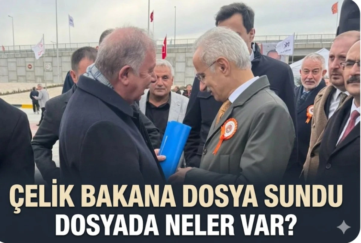 CELİK BAKANA DOSYA SUNDU