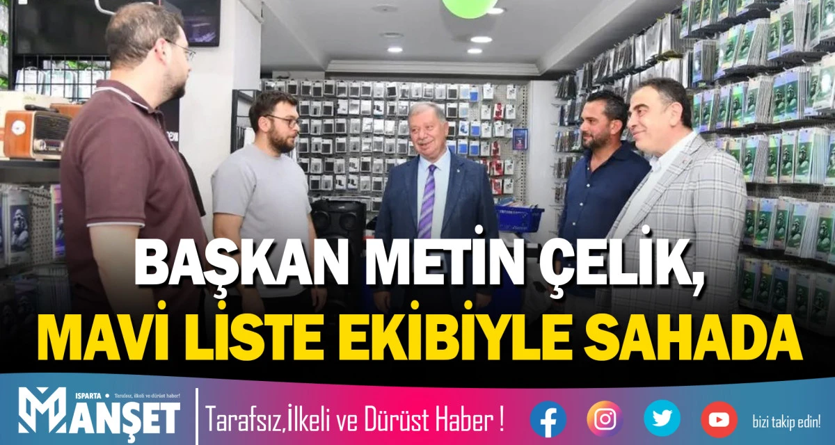 &Ccedil;ELİK MAVİ LİSTE EKİBİYLE SAHADA