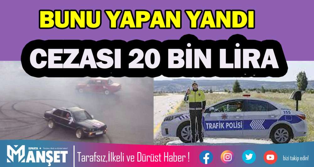 CEZASI 20 BİN LİRA