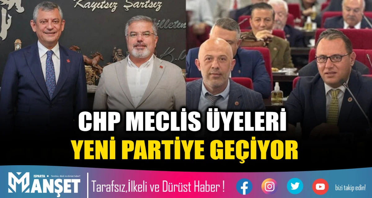 CHP MECLİS &Uuml;YELERİ YENİ PARTİYE GE&Ccedil;İYOR