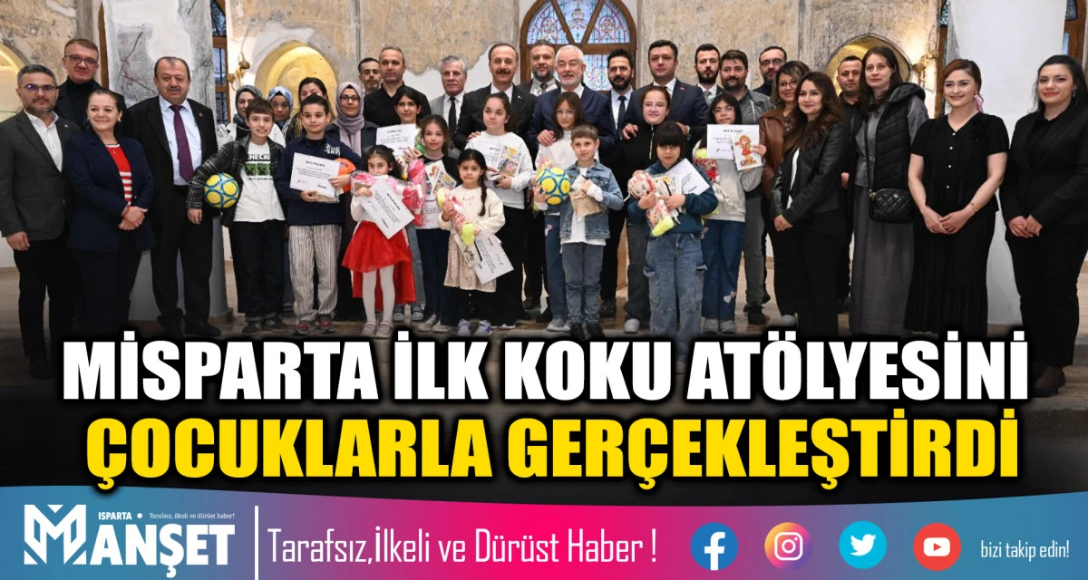 &Ccedil;ocuklar 23 Nisan&rsquo;a &ouml;zel kendi kokularını &uuml;retti
