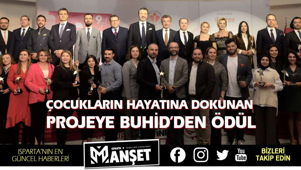 &Ccedil;ocukların Hayatına Dokunan Projeye BUHİD&rsquo;den &Ouml;d&uuml;l