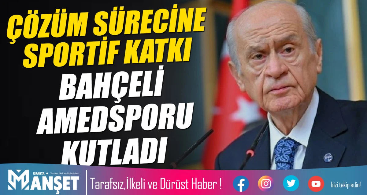 &Ccedil;&Ouml;Z&Uuml;M S&Uuml;RECİNE SPORTİF KATKI BAH&Ccedil;ELİ AMEDSPORU KUTLADI