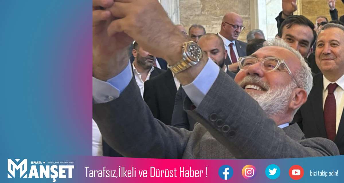 CUMHURBAŞKANI  UYARMIŞTI!... 2 MİLYONLUK SAATLE GÖRÜNTÜLENDİ