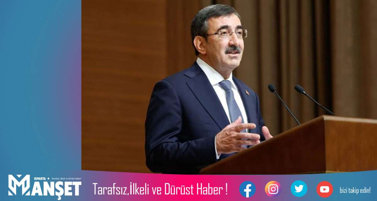 CUMHURBAŞKANI YARDIMCISI YILMAZ İDDİALI KONUŞTU