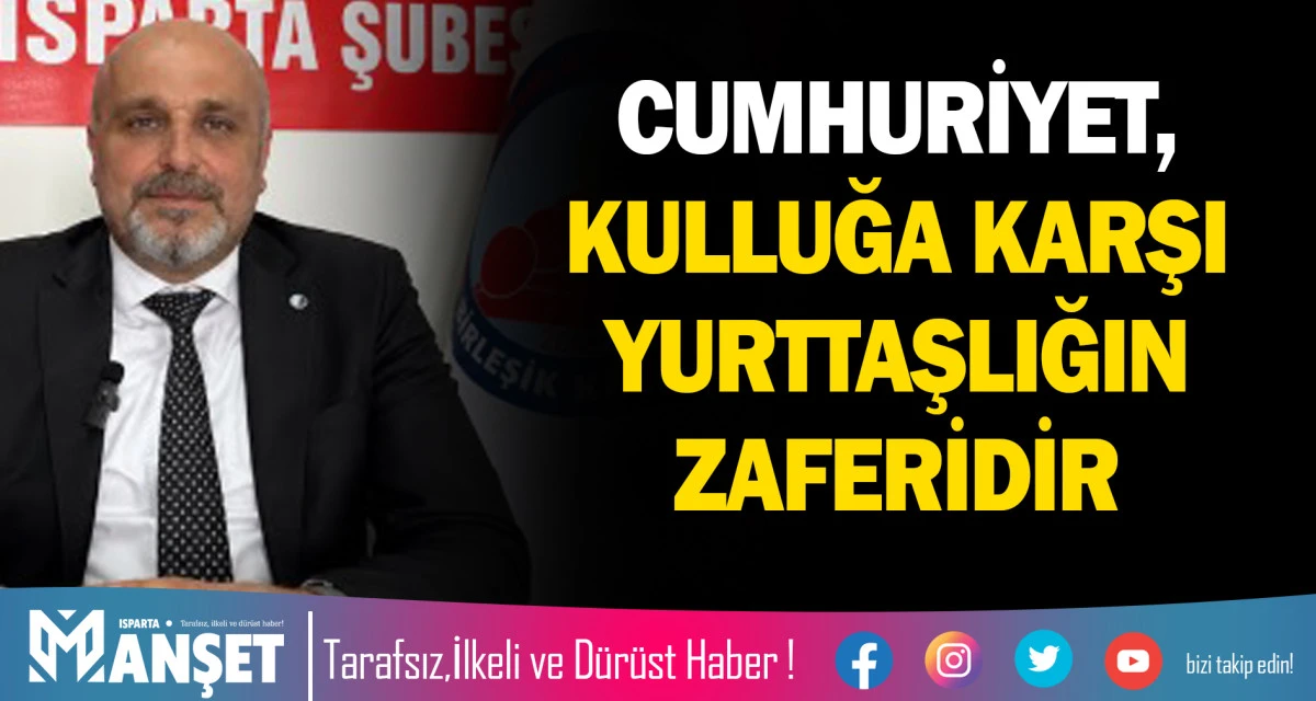 Cumhuriyet, Kulluğa Karşı Yurttaşlığın Zaferidir