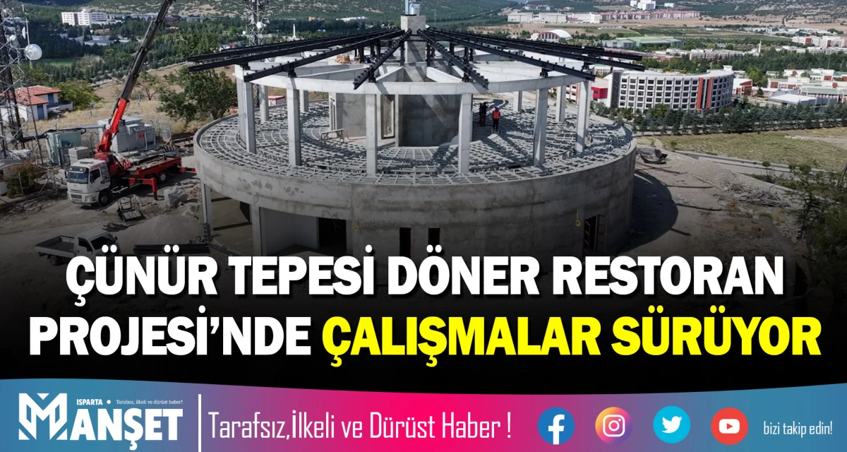 &Ccedil;&Uuml;N&Uuml;R TEPESİ D&Ouml;NER RESTORAN PROJESİ&rsquo;NDE &Ccedil;ALIŞMALAR S&Uuml;R&Uuml;YOR