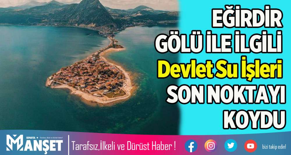DSİ SON NOKTAYI KOYDU