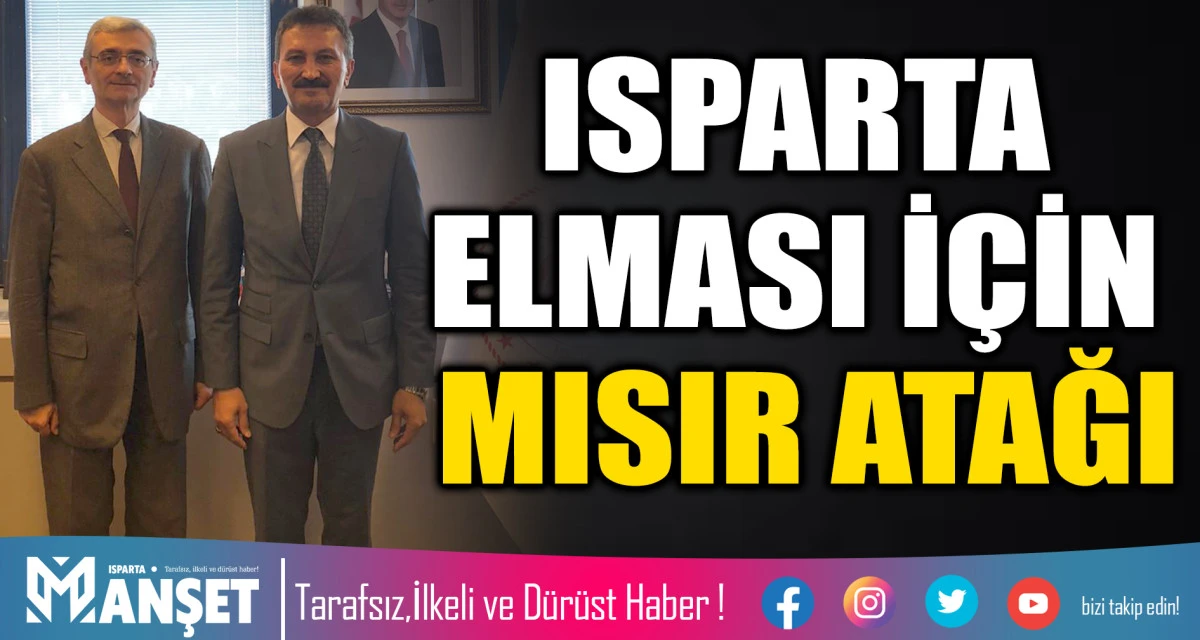 Elma İhracatında H&uuml;dai Şahin Diplomasisi: Mısır Dosyasında Final Yaklaşıyor!