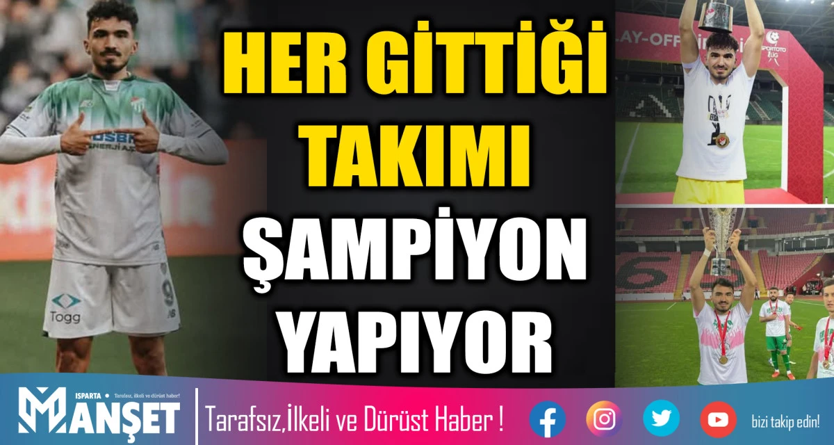 EMİR KAAN G&Uuml;LTEKİN'DEN KARİYERİNDEKİ 3. ŞAMPİYONLUK HER GİTTİĞİ TAKIMI ŞAMPİYON YAPIYOR