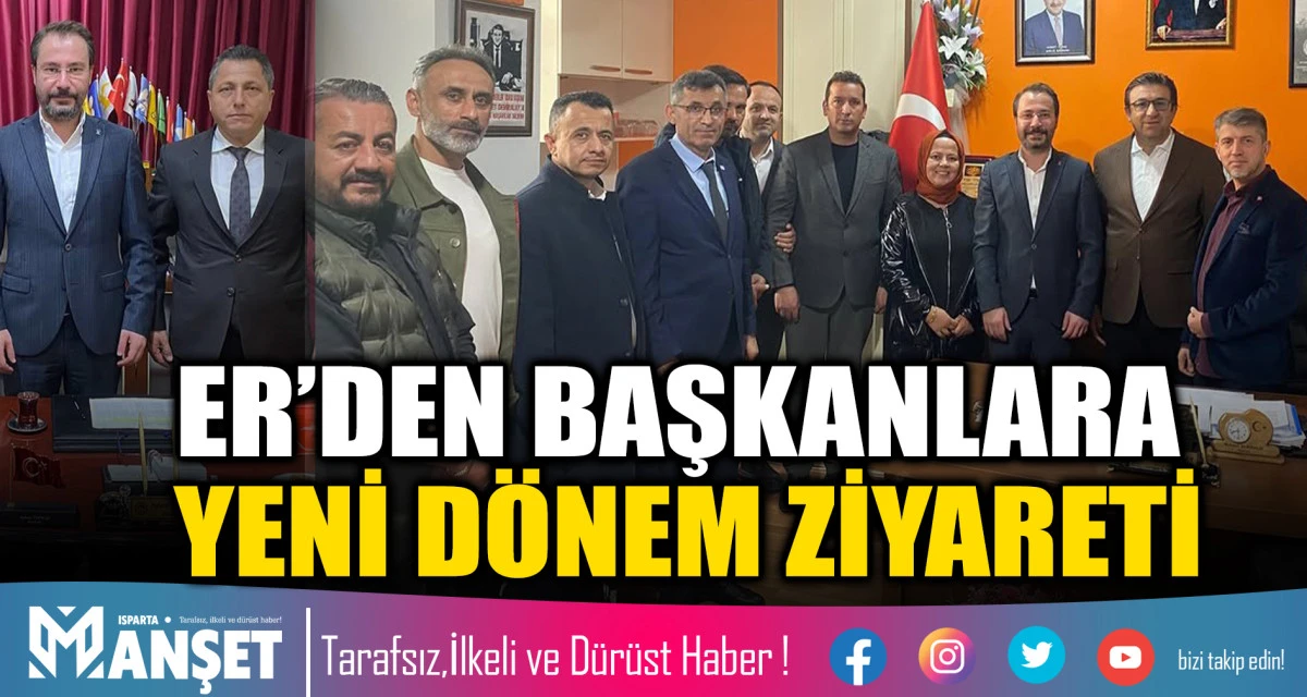 ER&rsquo;DEN BAŞKANLARA YENİ D&Ouml;NEM ZİYARETİ