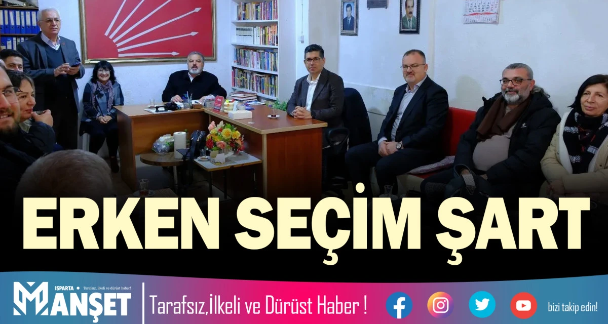 ERKEN SE&Ccedil;İM ŞART