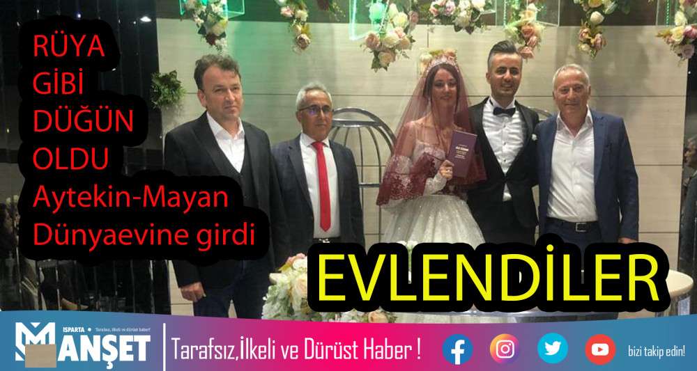 EVLENDİLER