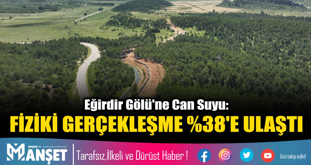 FİZİKİ GER&Ccedil;EKLEŞME %38'E ULAŞTI