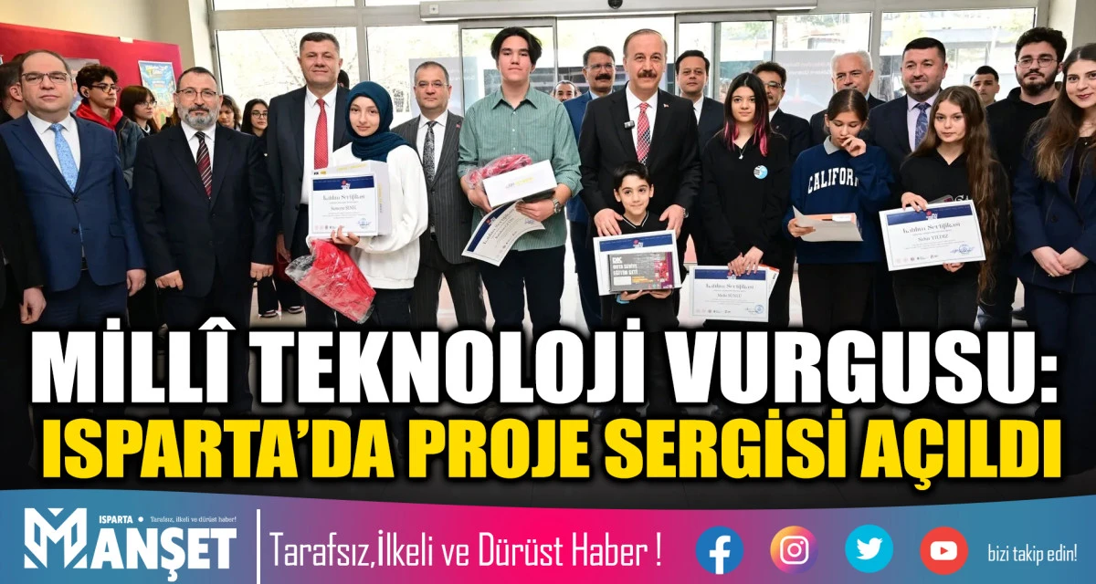 Gen&ccedil; Mucitler Isparta&rsquo;da Projelerini Sergiledi