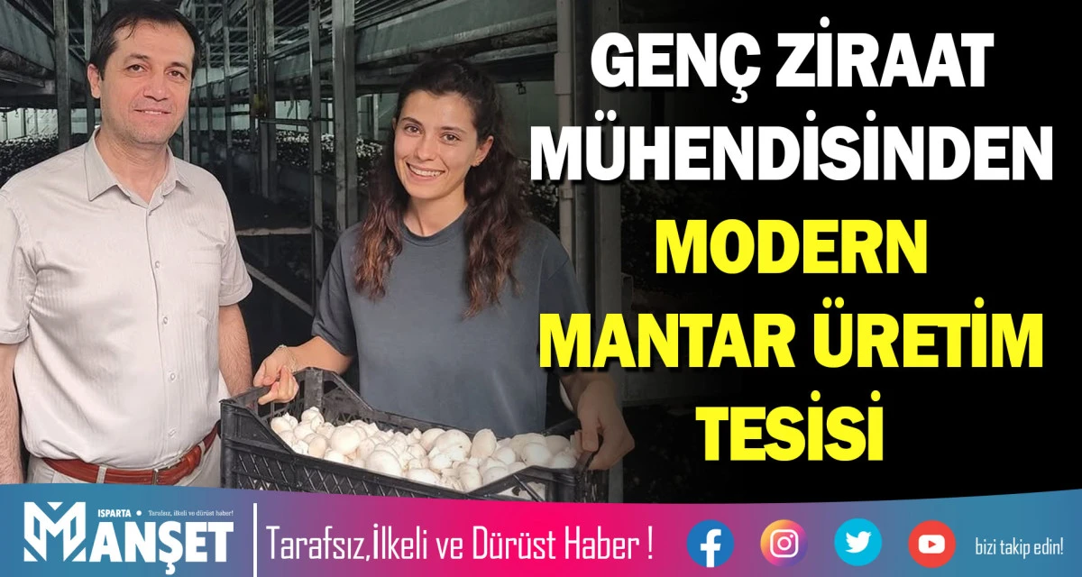 GEN&Ccedil; ZİRAAT M&Uuml;HENDİSİNDEN MODERN MANTAR &Uuml;RETİM TESİSİ