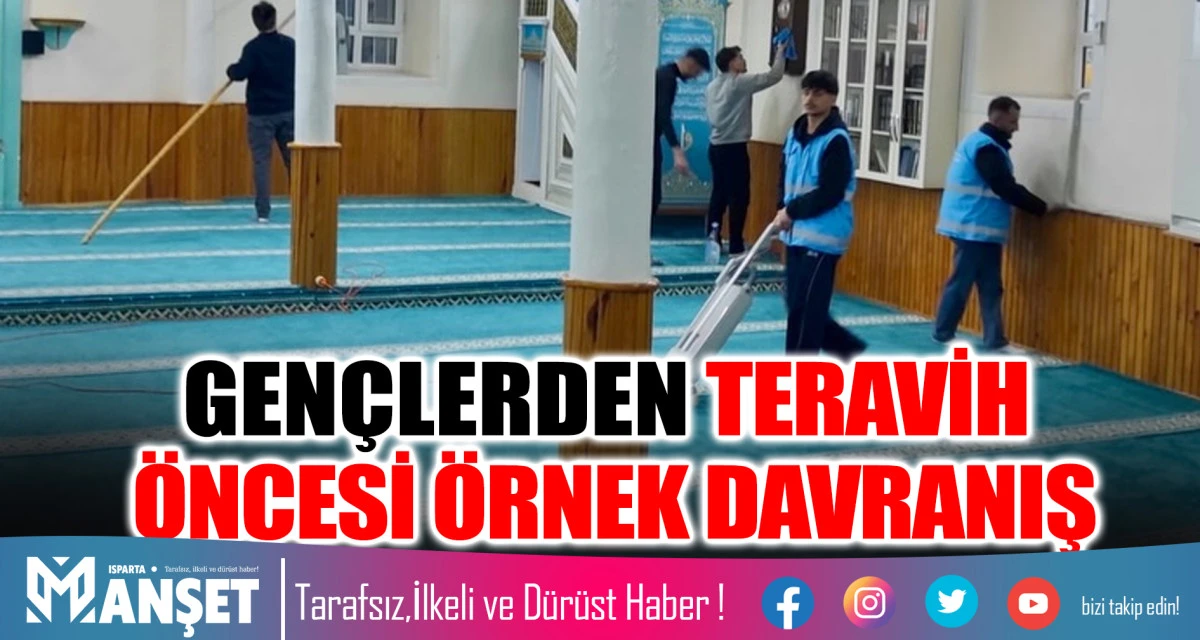 Gen&ccedil;lerden Teravih &Ouml;ncesi &Ouml;rnek Davranış