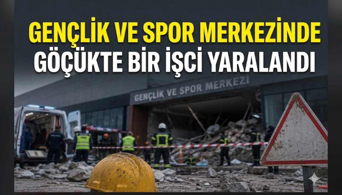 G&Ouml;&Ccedil;&Uuml;KTE BİR İŞCİ YARALANDİ